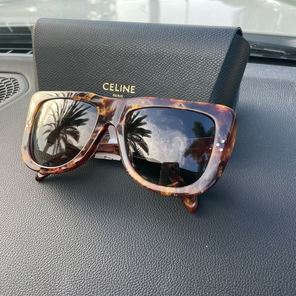 100% AUTHENTIC CELINE CL40157U HAVANA/BROWN GRADIENT SUNGLASSES - Picture 12 of 16